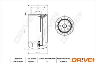 Dr!ve+ DP1110.11.0298 Číslo výrobce: DFL0298. EAN: 5907714167980.