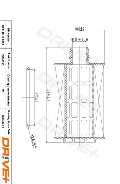 Dr!ve+ DP1110.11.0333 Číslo výrobce: DFL0333. EAN: 5907714179297.