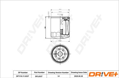 Dr!ve+ DP1110.11.0337 Číslo výrobce: DFL0337. EAN: 5907714199332.