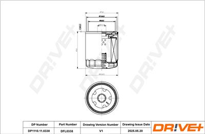 Dr!ve+ DP1110.11.0338 Číslo výrobce: DFL0338. EAN: 5907714199349.