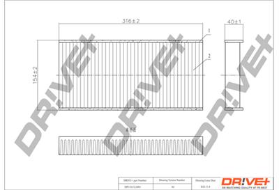 Dr!ve+ DP1110.12.0001 Číslo výrobce: DFC0001C. EAN: 5907714163142.