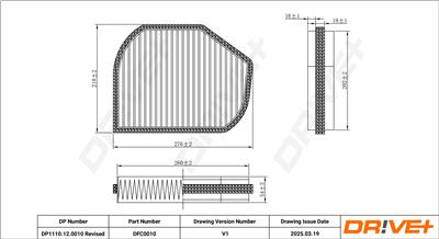 Dr!ve+ DP1110.12.0010 Číslo výrobce: DFC0010. EAN: 5907714163050.