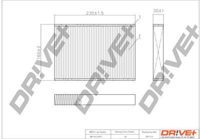 Dr!ve+ DP1110.12.0012 Číslo výrobce: DFC0012. EAN: 5907714162718.