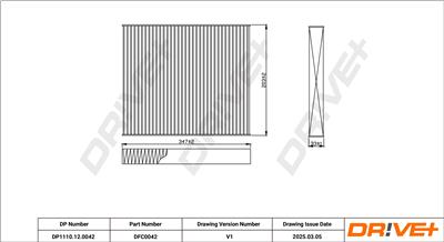 Dr!ve+ DP1110.12.0042 Číslo výrobce: DFC0042. EAN: 5907714163043.