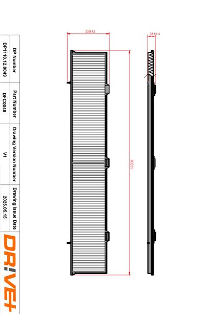 Dr!ve+ DP1110.12.0049 Číslo výrobce: DFC0049. EAN: 5907714162695.