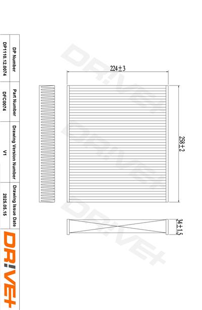 Dr!ve+ DP1110.12.0074 Číslo výrobce: DFC0074. EAN: 5907714152542.
