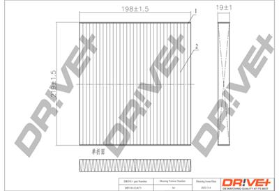 Dr!ve+ DP1110.12.0075 Číslo výrobce: DFC0075. EAN: 5907714152559.