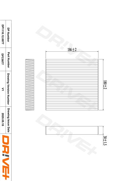 Dr!ve+ DP1110.12.0077 Číslo výrobce: DFC0077. EAN: 5907714152573.