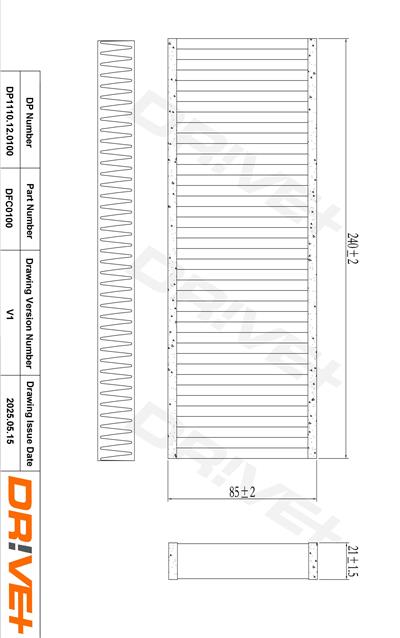 Dr!ve+ DP1110.12.0100 Číslo výrobce: DFC0100. EAN: 5907714152801.