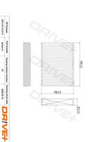 Dr!ve+ DP1110.12.0111 - Filter vnútorného priestoru