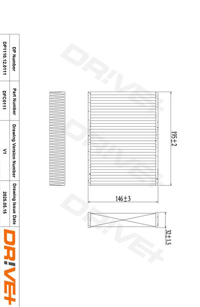 Dr!ve+ DP1110.12.0111 Číslo výrobce: DFC0111. EAN: 5907714152917.