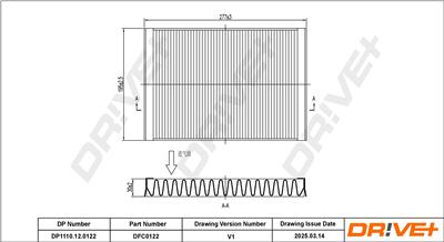 Dr!ve+ DP1110.12.0122 Číslo výrobce: DFC0122. EAN: 5907714153020.