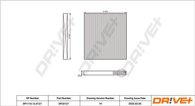 Dr!ve+ DP1110.12.0127 Číslo výrobce: DFC0127. EAN: 5907714153075.
