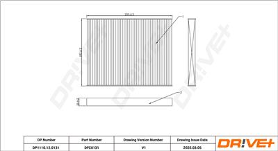 Dr!ve+ DP1110.12.0131 Číslo výrobce: DFC0131. EAN: 5907714153112.