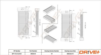 Dr!ve+ DP1110.12.0141 Číslo výrobce: DFC0141. EAN: 5907714153211.