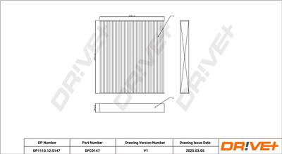 Dr!ve+ DP1110.12.0147 Číslo výrobce: DFC0147. EAN: 5907714153273.
