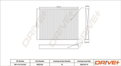 Dr!ve+ DP1110.12.0155 Číslo výrobce: DFC0155. EAN: 5907714153358.