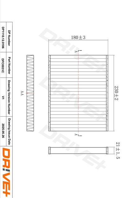 Dr!ve+ DP1110.12.0186 Číslo výrobce: DFC0031C. EAN: 5907714153662.