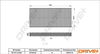 Dr!ve+ DP1110.12.0245 Číslo výrobce: DFC0014C. EAN: 5907714154256.