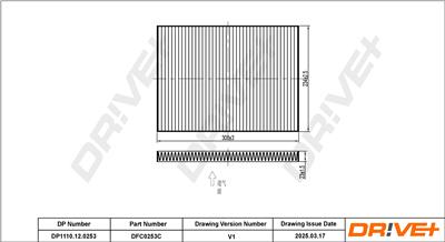 Dr!ve+ DP1110.12.0253 Číslo výrobce: DFC0253C. EAN: 5907714154331.