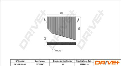 Dr!ve+ DP1110.12.0269 Číslo výrobce: DFC0269C. EAN: 5907714154492.