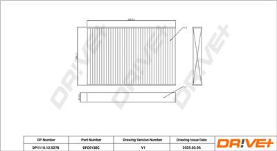 Dr!ve+ DP1110.12.0278 Číslo výrobce: DFC0138C. EAN: 5907714154584.