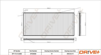 Dr!ve+ DP1110.12.0288 Číslo výrobce: DFC0028C. EAN: 5907714154683.