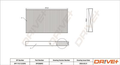 Dr!ve+ DP1110.12.0292 Číslo výrobce: DFC0089C. EAN: 5907714154720.