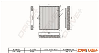 Dr!ve+ DP1110.12.0334 Číslo výrobce: DFC0334. EAN: 5907714166204.