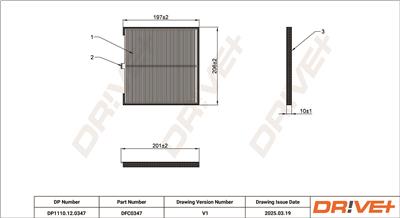 Dr!ve+ DP1110.12.0347 Číslo výrobce: DFC0347. EAN: 5907714166334.
