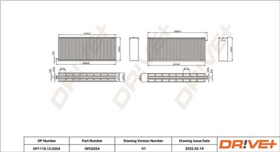 Dr!ve+ DP1110.12.0354 Číslo výrobce: DFC0354. EAN: 5907714166402.