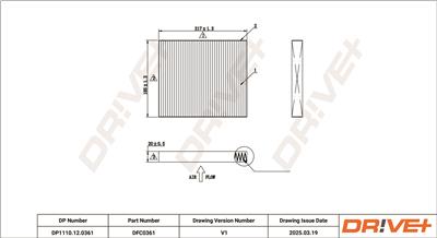 Dr!ve+ DP1110.12.0361 Číslo výrobce: DFC0361. EAN: 5907714166471.