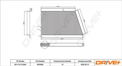 Dr!ve+ DP1110.12.0365 Číslo výrobce: DFC0365. EAN: 5907714166518.