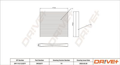 Dr!ve+ DP1110.12.0377 Číslo výrobce: DFC0377. EAN: 5907714166631.