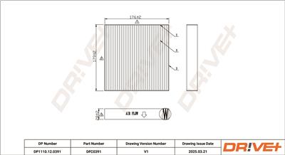 Dr!ve+ DP1110.12.0391 Číslo výrobce: DFC0391. EAN: 5907714166778.
