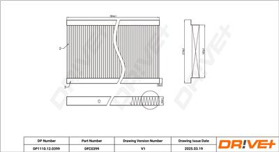 Dr!ve+ DP1110.12.0399 Číslo výrobce: DFC0399. EAN: 5907714199295.