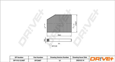 Dr!ve+ DP1110.12.0407 Číslo výrobce: DFC0407.