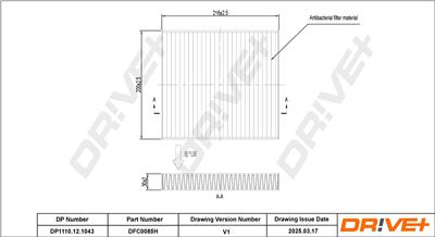 Dr!ve+ DP1110.12.1043 Číslo výrobce: DFC0085H. EAN: 7630556928270.