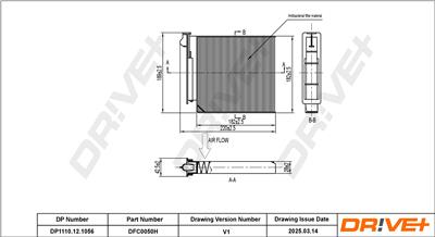 Dr!ve+ DP1110.12.1056 Číslo výrobce: DFC0050H. EAN: 7630556928409.
