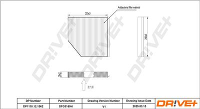 Dr!ve+ DP1110.12.1062 Číslo výrobce: DFC0169H. EAN: 7630556928461.