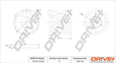 Dr!ve+ DP1110.13.0035 Číslo výrobce: DFF0035. EAN: 5907714164873.