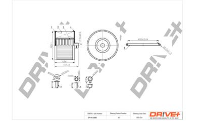 Dr!ve+ DP1110.13.0053 Číslo výrobce: DFF0053. EAN: 5907714164231.