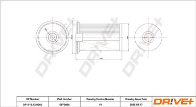 Dr!ve+ DP1110.13.0066 Číslo výrobce: DFF0066. EAN: 5907714164842.