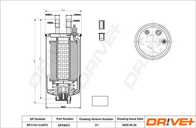 Dr!ve+ DP1110.13.0072 Číslo výrobce: DFF0072. EAN: 5907714164309.