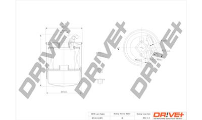 Dr!ve+ DP1110.13.0073 Číslo výrobce: DFF0073. EAN: 5907714164521.