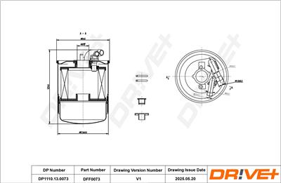 Dr!ve+ DP1110.13.0073 Číslo výrobce: DFF0073. EAN: 5907714164521.