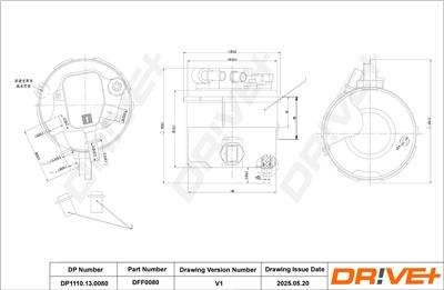 Dr!ve+ DP1110.13.0080 Číslo výrobce: DFF0080. EAN: 5907714164255.