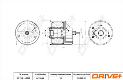 Dr!ve+ DP1110.13.0083 Číslo výrobce: DFF0083. EAN: 5907714164323.