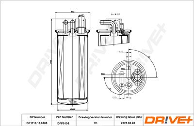 Dr!ve+ DP1110.13.0105 Číslo výrobce: DFF0105. EAN: 5907714154942.