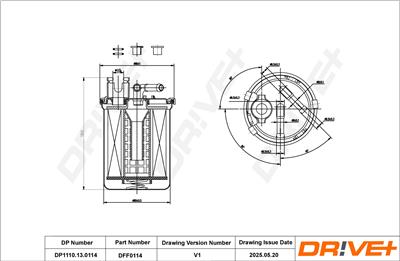 Dr!ve+ DP1110.13.0114 Číslo výrobce: DFF0114. EAN: 5907714155031.